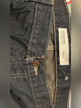 Signature by Levi Strauss Men's Dark Blue Carpenter Jeans